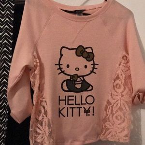 Pink HELLO KITTY light sweater